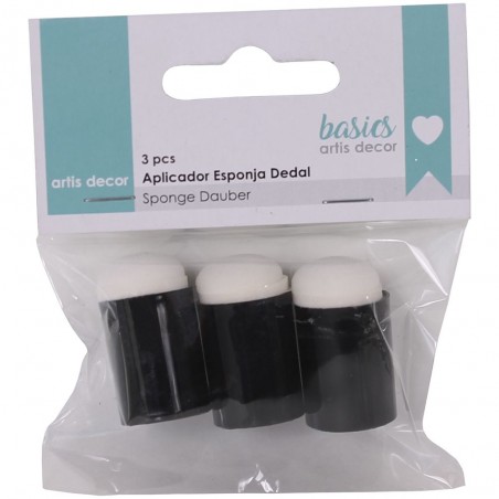 APLICADOR ESPONJA DEDAL PACK 3 UND