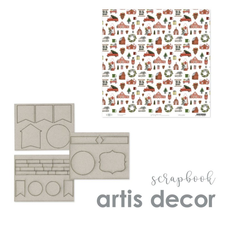 COLECCION PAPEL SCRAP 12x12''+12x6''...