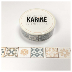 Washi Tape Azulejo Intemporelle De Karine