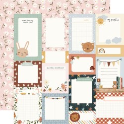 Papel 12"x12" Simple Stories Boho Baby Journal Elements