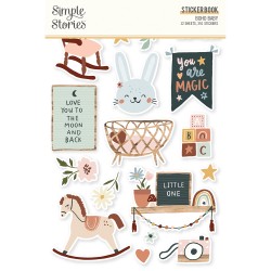 Libro de pegatinas Boho Baby Simple Stories