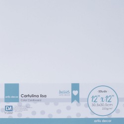 PACK 50 CARTULINAS LISAS...