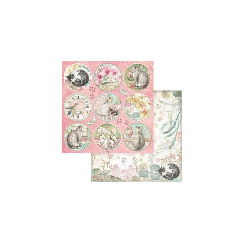 COLECCIÓN STAMPERIA ORCHIDS AND CATS...