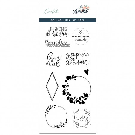 SET DE SELLOS LUNA DE MIEL AMORE - COCOLOKO