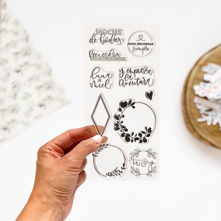 SET DE SELLOS LUNA DE MIEL AMORE - COCOLOKO