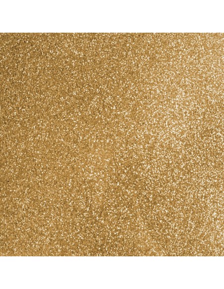CRICUT VINILO TEXTIL GLITTER IRON-ON ORO 30,5 CM X 48 CM