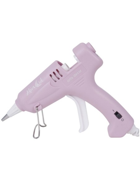 PISTOLA TERMOENCOLADORA ROSA 20W (BARRA 7MM.) ALUA CID