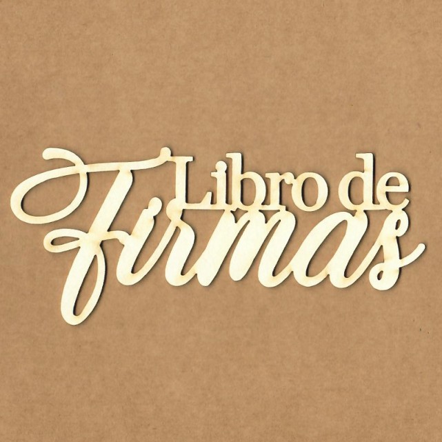 CHIPBOARD - TÍTULO LIBRO DE FIRMAS