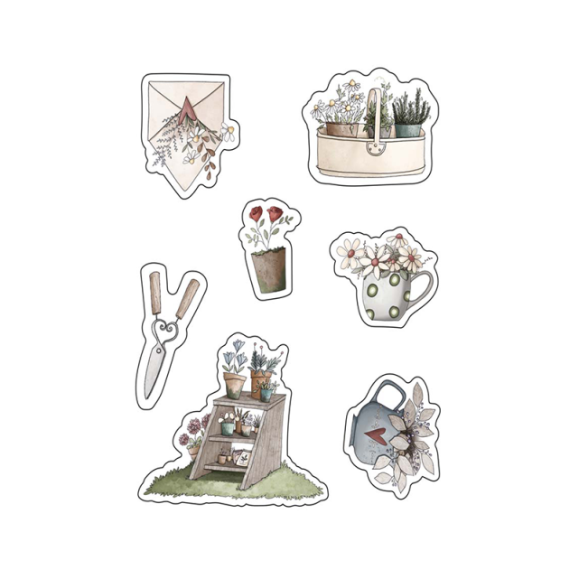 PEGATINAS MICHIS - DECORANDO MI JARDÍN