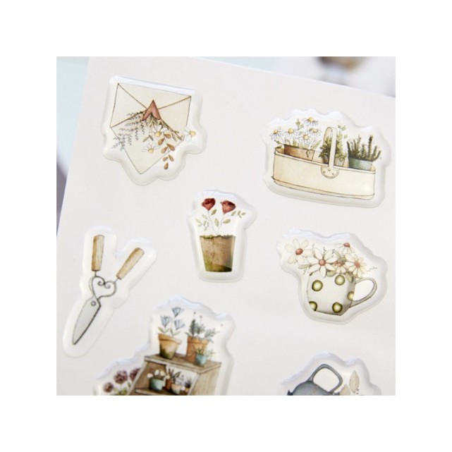 PEGATINAS MICHIS - DECORANDO MI JARDÍN