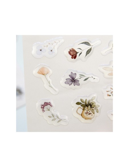 LAS PEGATINAS MICHIS DE EL JARDÍN DE OFELIA "UN JARDÍN DE FLORES"