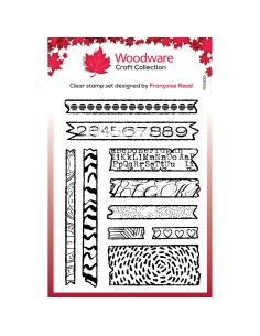 SET DE SELLOS WOODWARE WASHI