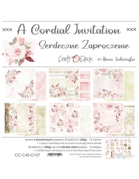COLECCIÓN PAPEL 12"X12" - A CORDIAL INVITATION