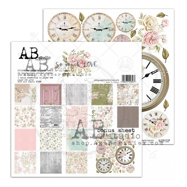 COLECCIÓN "SO MUCH LOVE" 12"x12"