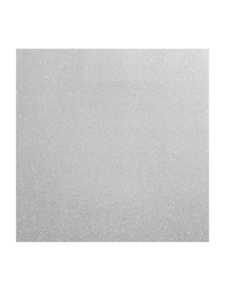 CRICUT VINILO ADHESIVO PURPURINA PLATEADA PERMANENTE 30,5 CM X 122 CM