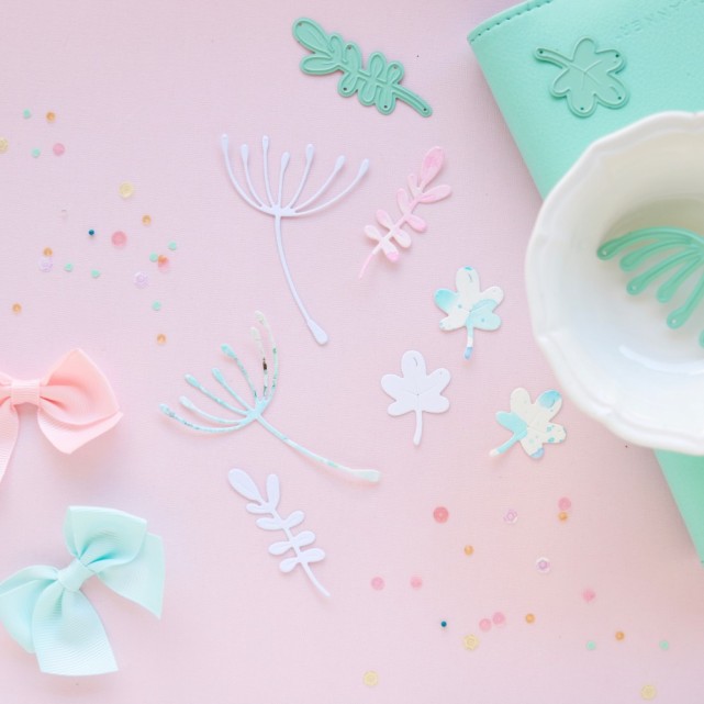 TROQUEL DIE IMAGINE - HOJAS MINTOPIA