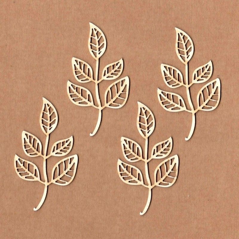 Chipboard rama con cinco hojas