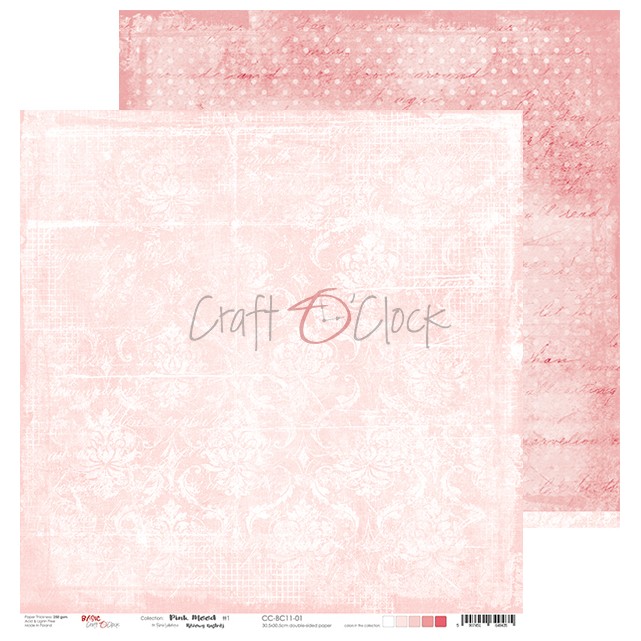 COLECCIÓN BÁSICOS "PINK MOOD" 12"x12"