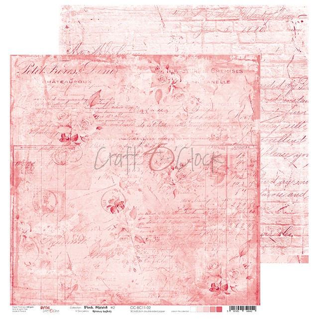 COLECCIÓN BÁSICOS "PINK MOOD" 12"x12"