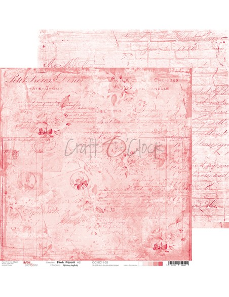 COLECCIÓN BÁSICOS "PINK MOOD" 12"x12"