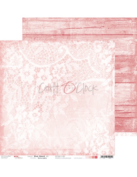 COLECCIÓN PAPEL 12"X12" BASICOS - PINK MOOD