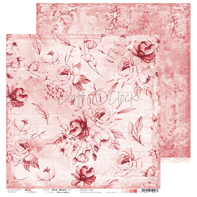 COLECCIÓN BÁSICOS "PINK MOOD" 12"x12"