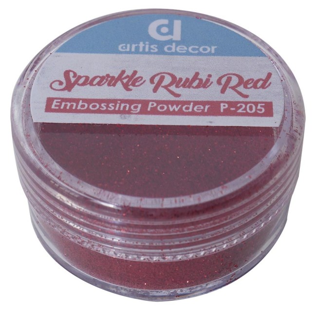 POLVO DE EMBOSSING SPARKLE - SPARKLE RUBY RED