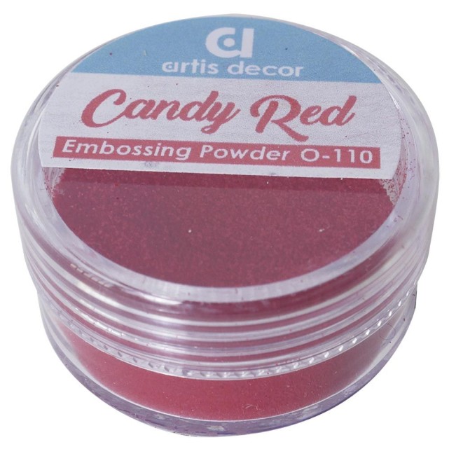 POLVO DE EMBOSSING OPACO - CANDY RED