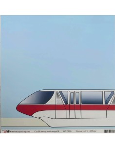 PAPEL DISNEY MONORAIL