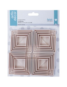 JUEGO 8 CANTONERAS ROSAS...