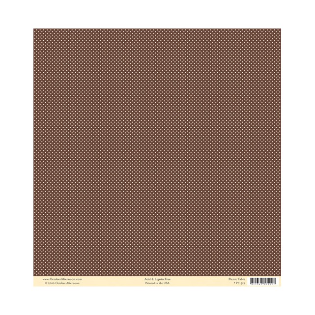 PAPEL OCTOBER AFTERNOON - PICNIC TABLE