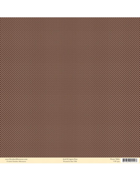 PAPEL OCTOBER AFTERNOON - PICNIC TABLE