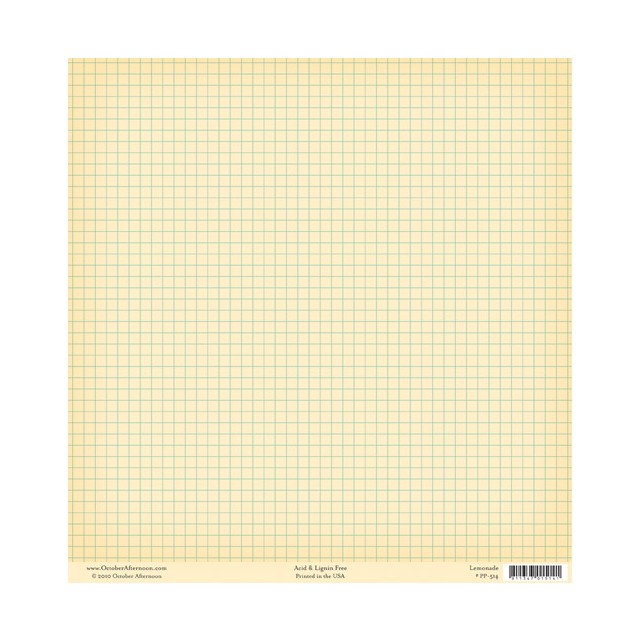 PAPEL OCTOBER AFTERNOON - LEMONADE