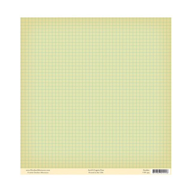 PAPEL OCTOBER AFTERNOON - GARDEN