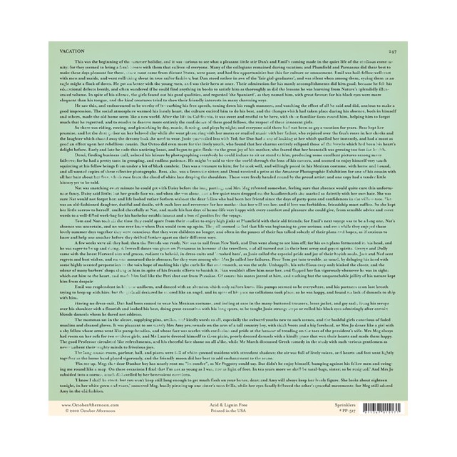 PAPEL OCTOBER AFTERNOON - SPRINKLERS