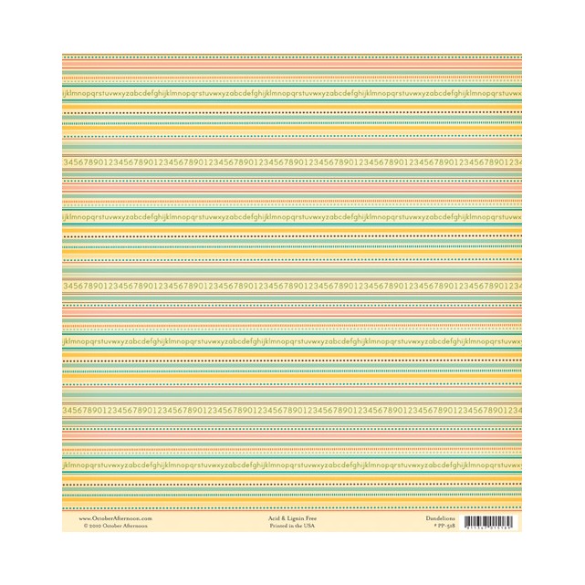 PAPEL OCTOBER AFTERNOON - DANDELIONS