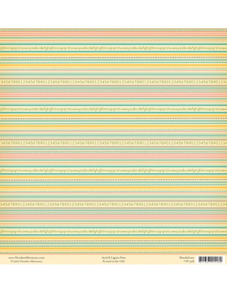 PAPEL OCTOBER AFTERNOON - DANDELIONS