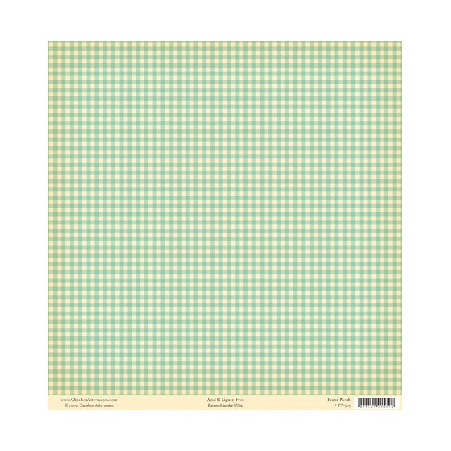 PAPEL OCTOBER AFTERNOON - FRONT PORCH