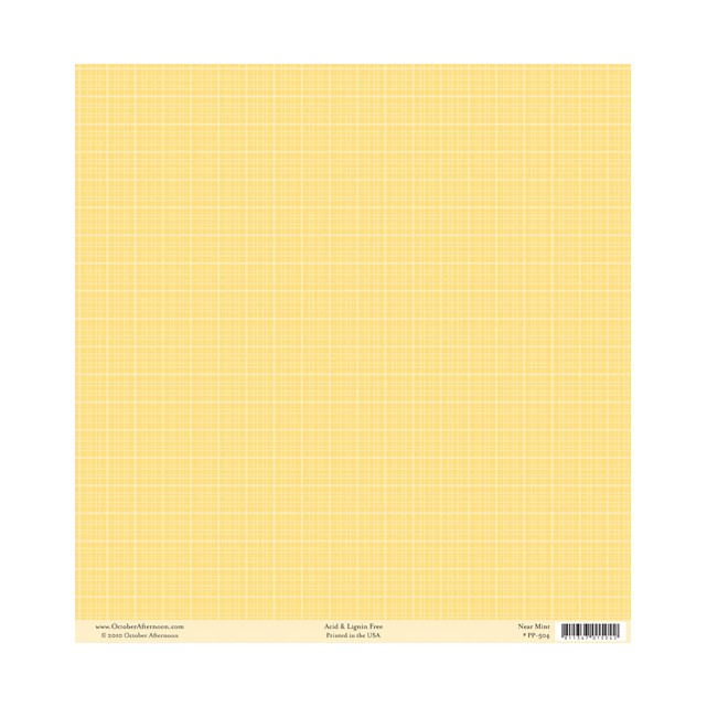 PAPEL OCTOBER AFTERNOON - NEAR MINT