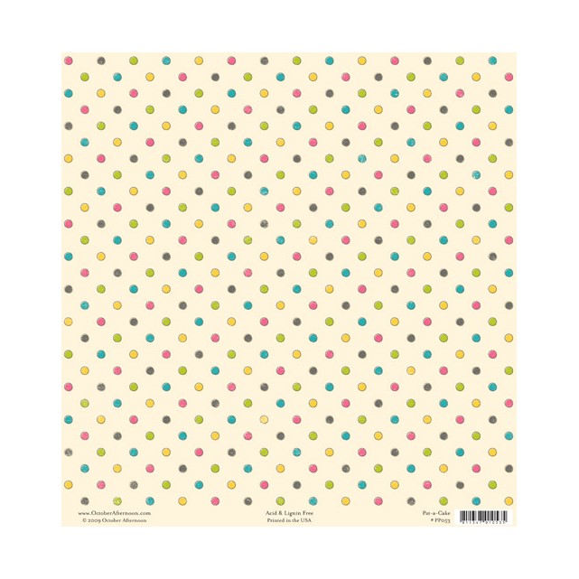 PAPEL OCTOBER AFTERNOON - PAT-A-CAKE