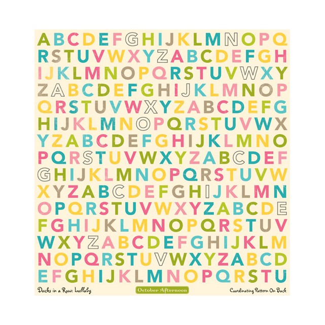 PAPEL OCTOBER AFTERNOON - LULLABY