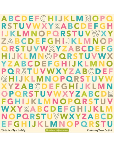 PAPEL OCTOBER AFTERNOON - LULLABY