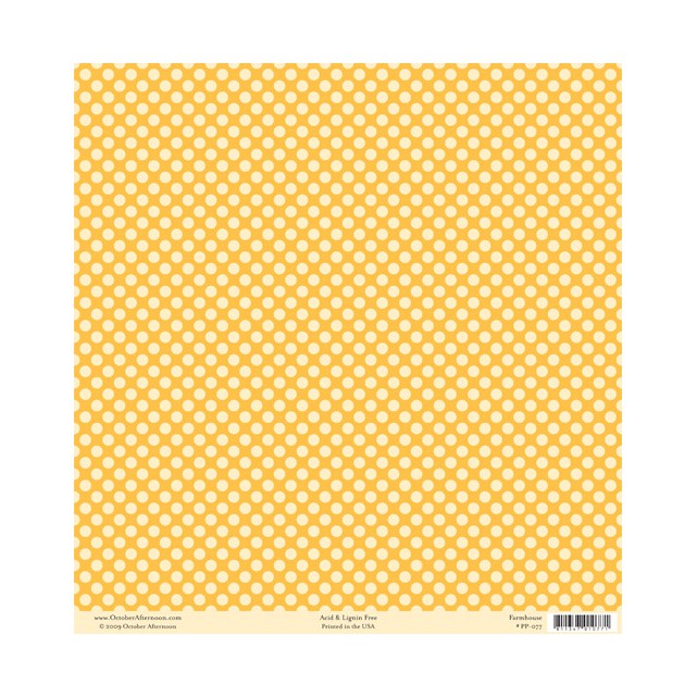 PAPEL OCTOBER AFTERNOON - FARM HOUSE