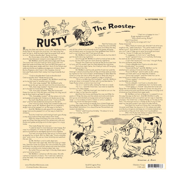 PAPEL OCTOBER AFTERNOON - CHICKEN COOP