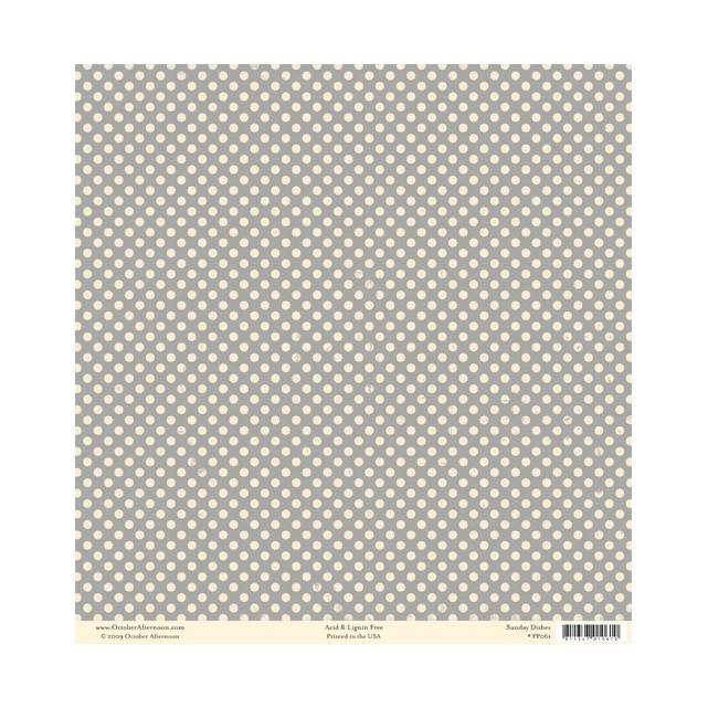 PAPEL OCTOBER AFTERNOON - SUNDAY DISHES