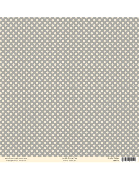 PAPEL OCTOBER AFTERNOON - SUNDAY DISHES