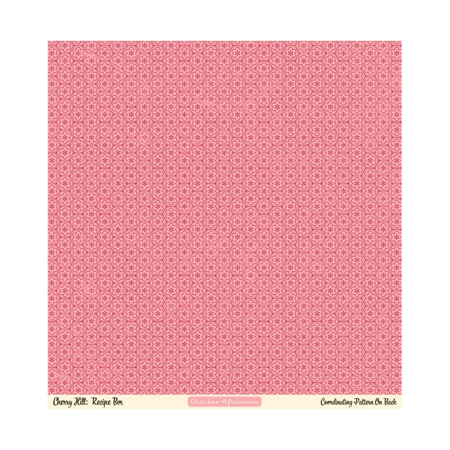 PAPEL OCTOBER AFTERNOON - RECIPE BOX
