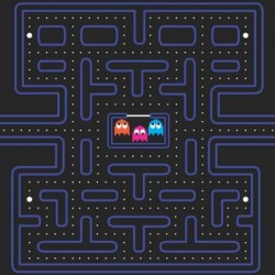 PAPEL JUEGO PACMAN