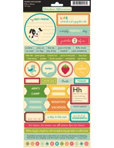 PEGATINAS OCTOBER AFTERNOON...