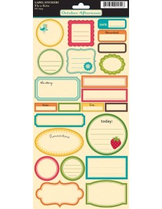 PEGATINAS OCTOBER AFTERNOON...